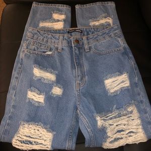 Fashion Nova boyfriend jeans